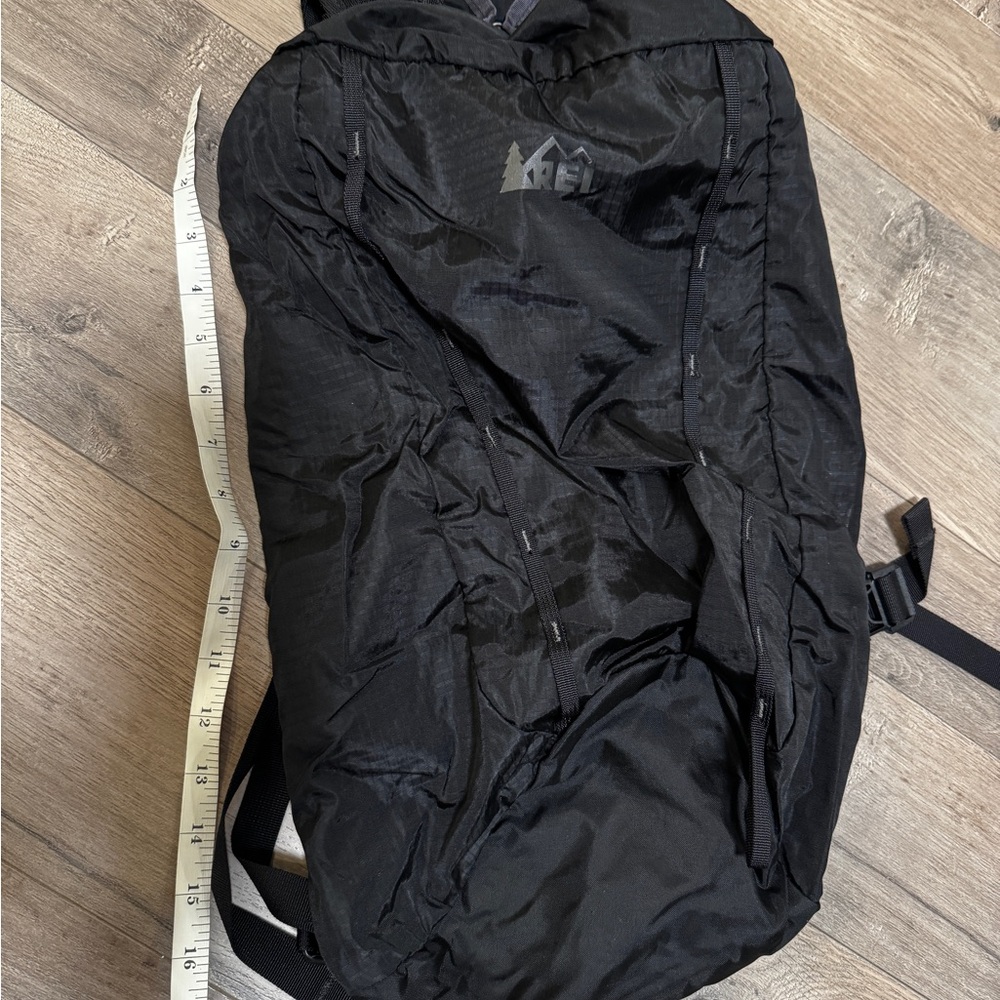 REI Flash Backpack hiking camping black
